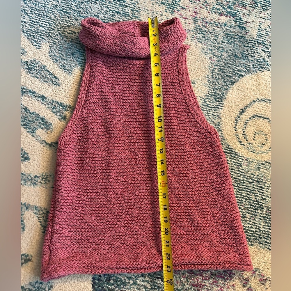 Anthropologie Pilcro Turtleneck Sweater Tank Small - Picture 5 of 6